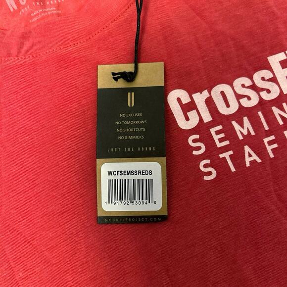 NWT NOBULL CrossFit Seminar Staff Tshirt Red Size S - Picture 3 of 5
